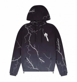 Trapstar 2C IRONGATE T – LIGHTNING EDITION Windjacke Herren Schwarz Schweiz | PXSHRY415