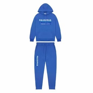 Trapstar Chenille Decoded 2.0 Hooded Trainingsanzug Herren Blau Schweiz | DFUICQ871