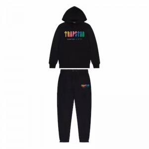 Trapstar Chenille Decoded Trainingsanzug Herren Schwarz Schweiz | GHPKZF529