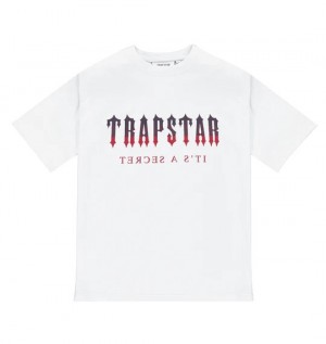 Trapstar Decoded T-Shirt Herren Weiß Schweiz | WDHPEF640