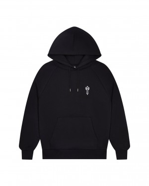 Trapstar Foundation Hoodie Herren Schwarz Schweiz | JMODHK975