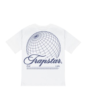 Trapstar Global T-Shirt Herren Weiß Schweiz | MIDXRG089