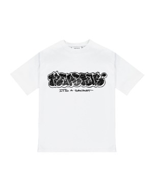 Trapstar Graffiti T-Shirt Herren Weiß Schweiz | TJZVYL862