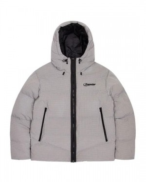 Trapstar Hyperdrive Puffer Pufferjacket Herren Grau Schweiz | LDRXKE683