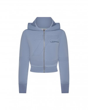 Trapstar Hyperdrive Rib Panel Zip Trainingsanzug Damen Blau Schweiz | AJZISQ235