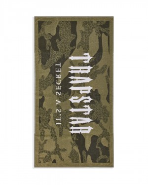 Trapstar Irongate Beach Handtuch Herren Khaki Camouflage Schweiz | ARFJVK943