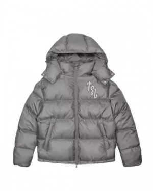 Trapstar Irongate Puffer Pufferjacket Herren Grau Schweiz | JKAYUB685