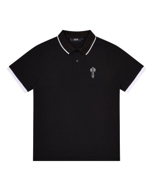 Trapstar Irongate T Polo Shirts Herren Schwarz Schweiz | VCMWFB507