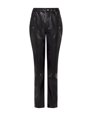 Trapstar Irongate T Stud Vegan Leather Hosen Damen Schwarz Schweiz | ZRMKJP809