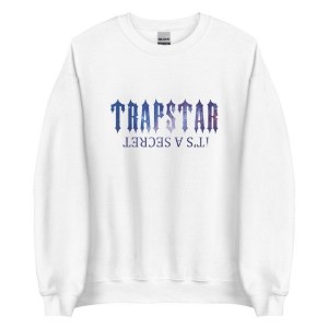 Trapstar It’s A Secret Shining Galaxy Pullover Herren Weiß Schweiz | AXUMQB403