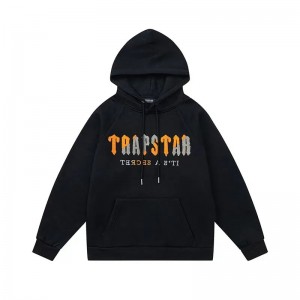 Trapstar It’s A Secret Yellow Logo Hoodie Herren Schwarz Schweiz | GXCVQY658