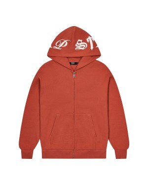 Trapstar Script Waffle Hoodie Herren Rot Schweiz | FZNDML682