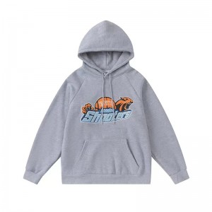 Trapstar Shooters Orange Logo Hoodie Herren Grau Schweiz | BRPYNA138