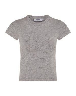 Trapstar TS-Star Applique Baby T-Shirt Damen Grau Schweiz | ANEJIT720