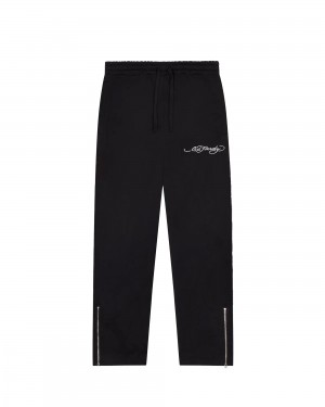 Trapstar x Ed Hardy Irongate Patchwork Jogginghose Herren Schwarz Schweiz | RCJEVX857