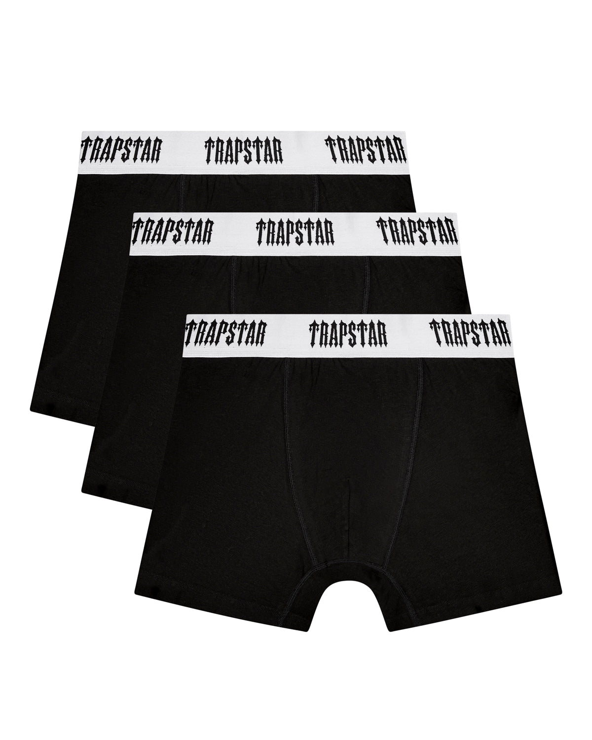 Trapstar 3 Pack Boxer Herren Schwarz Weiß Schweiz | WTHLDE293