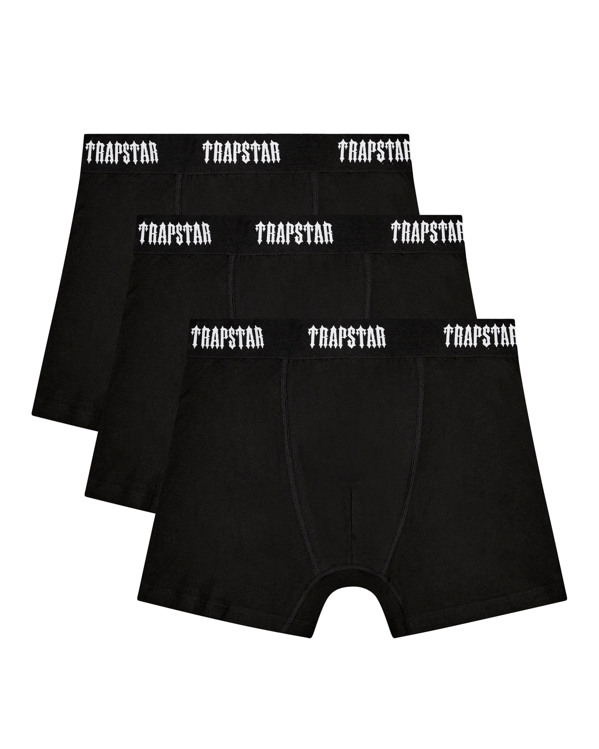 Trapstar 3 Pack Boxer Herren Schwarz Schweiz | VQKRSJ713