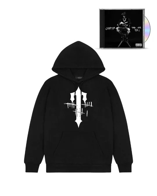 Trapstar ATESTB TRAPSTAR X CHAPTER Hoodie Herren Schwarz Schweiz | QBNFCE640