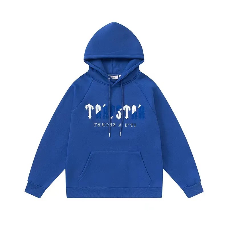 Trapstar Blue Logo Hoodie Herren Blau Schweiz | VPZOFD284