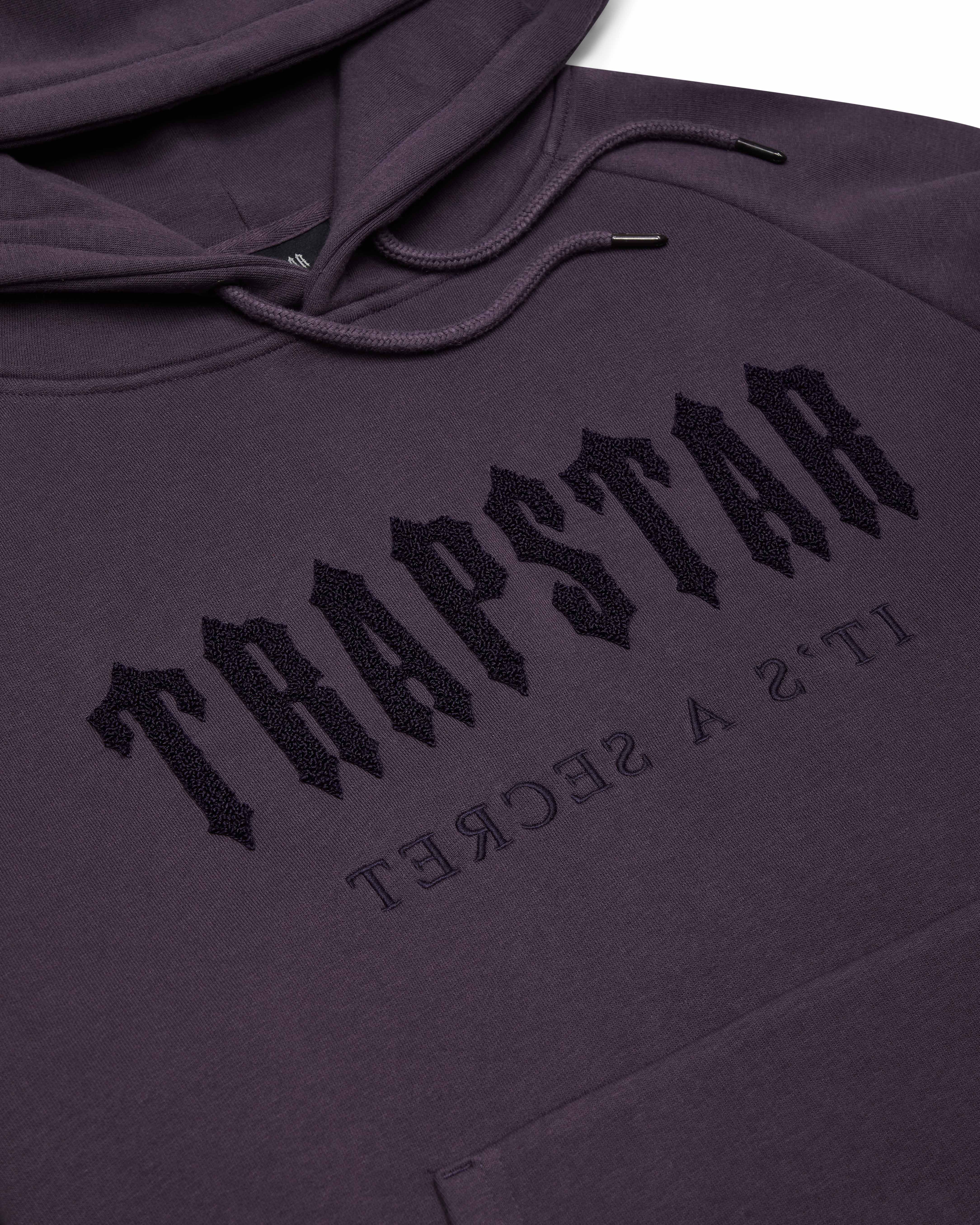 Trapstar Chenille Decoded Hoodie Herren Schwarz Schweiz | CRJDGM639