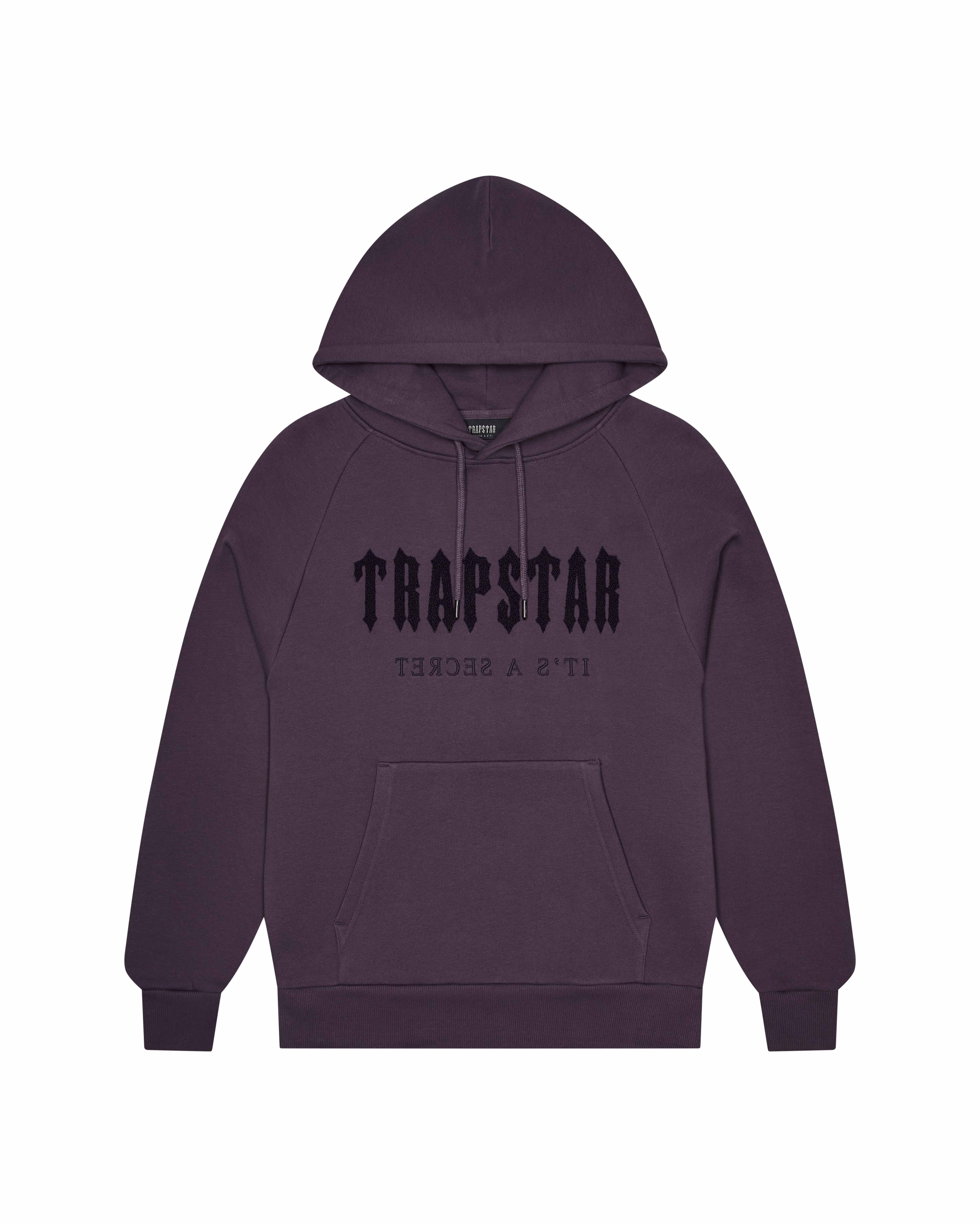 Trapstar Chenille Decoded Hoodie Herren Schwarz Schweiz | CRJDGM639