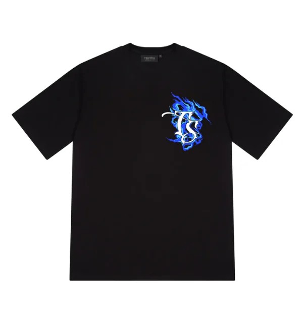 Trapstar Chrome Flame Ss23 T-Shirt Herren Schwarz Schweiz | NXTAVS152