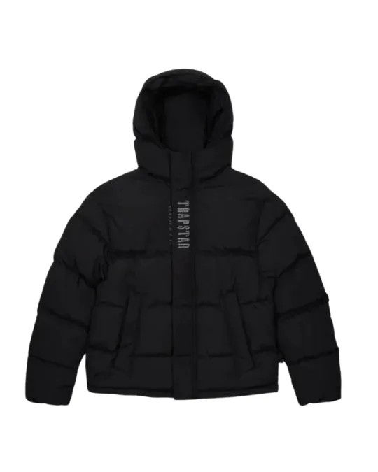 Trapstar Decoded Hooded Padded Puffer Pufferjacket Herren Schwarz Schweiz | ZKISLJ856