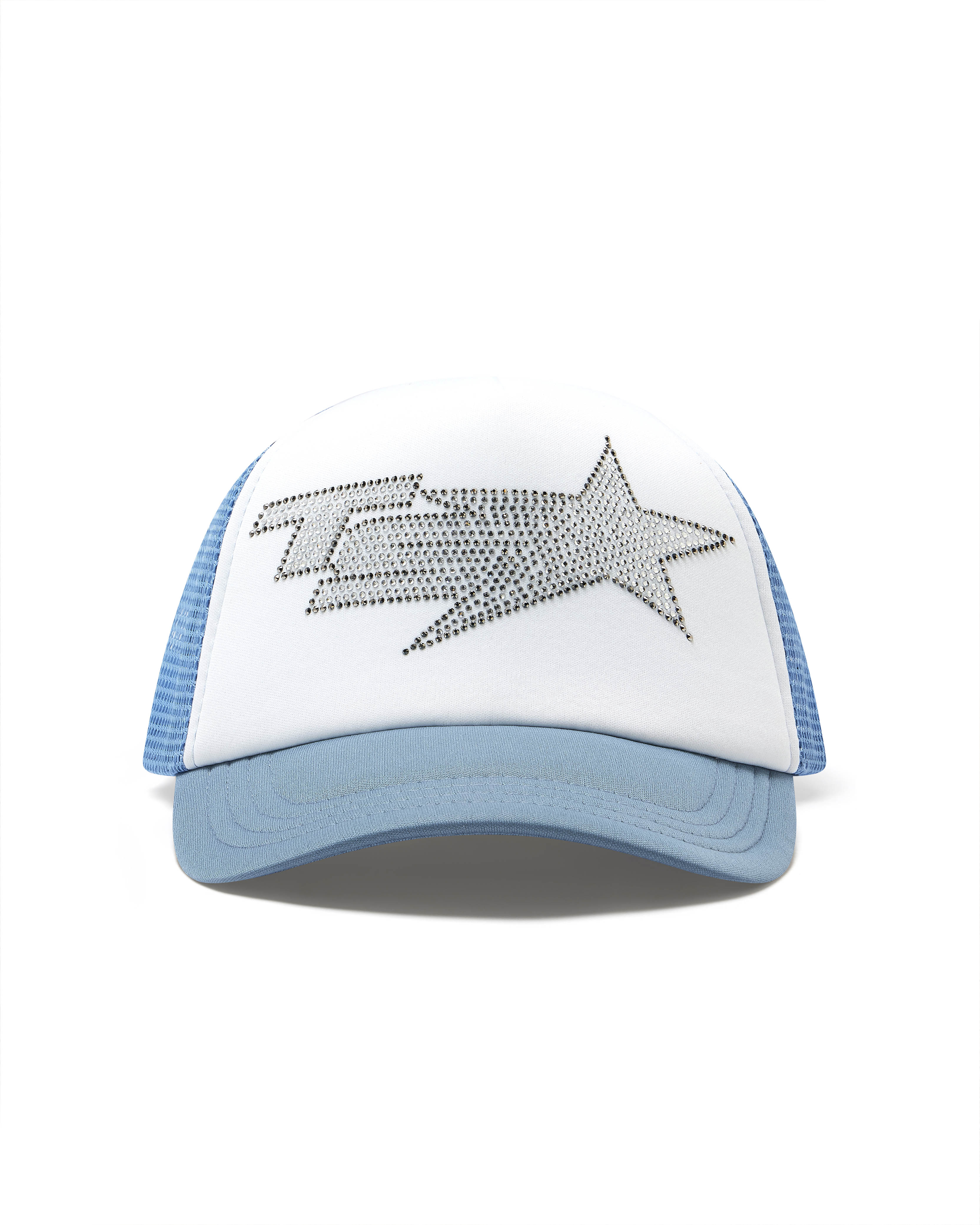 Trapstar Denim Diamante TS Star Trucker Kappen Damen Blau Schweiz | CDMGOS461