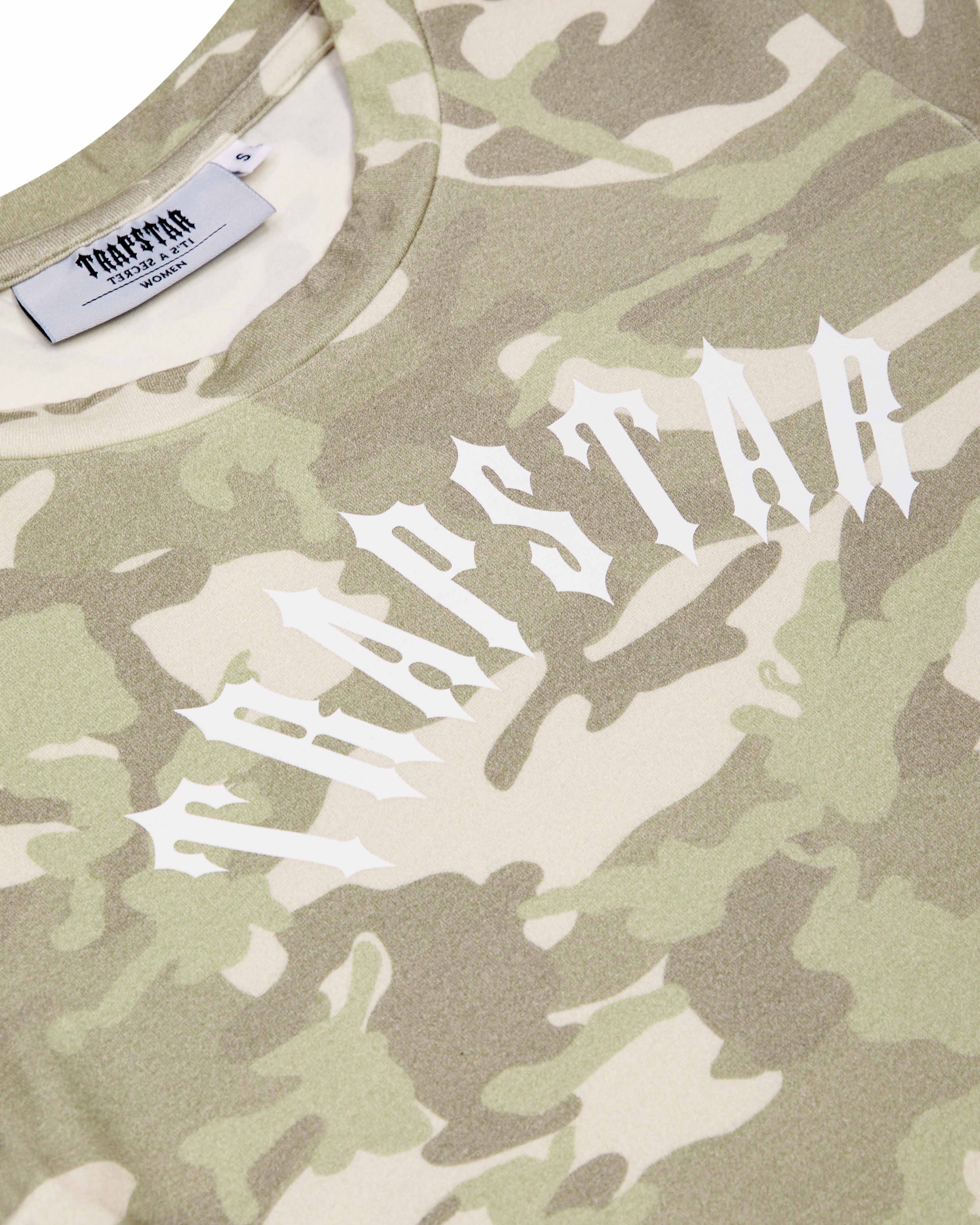 Trapstar Desert Camo Irongate Baby T-Shirt Damen Camouflage Schweiz | YOBNCL529