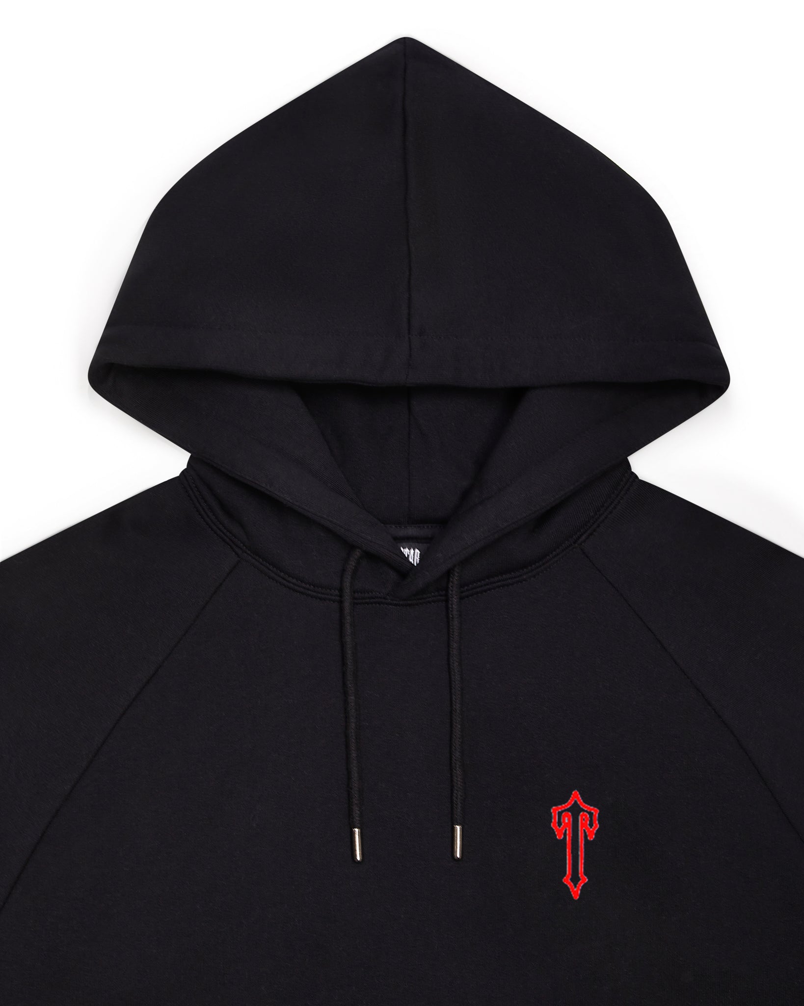 Trapstar Foundation Hoodie Herren Schwarz Rot Schweiz | SWXOFQ826