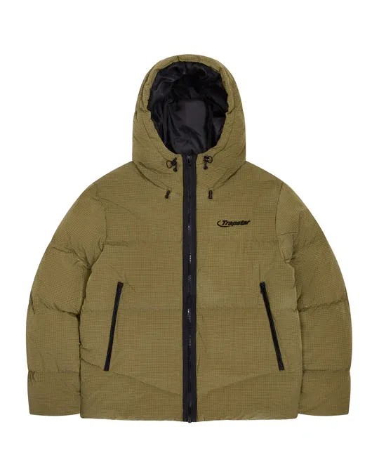 Trapstar Hyperdrive Puffer Pufferjacket Herren Khaki Schweiz | VUDQMX168