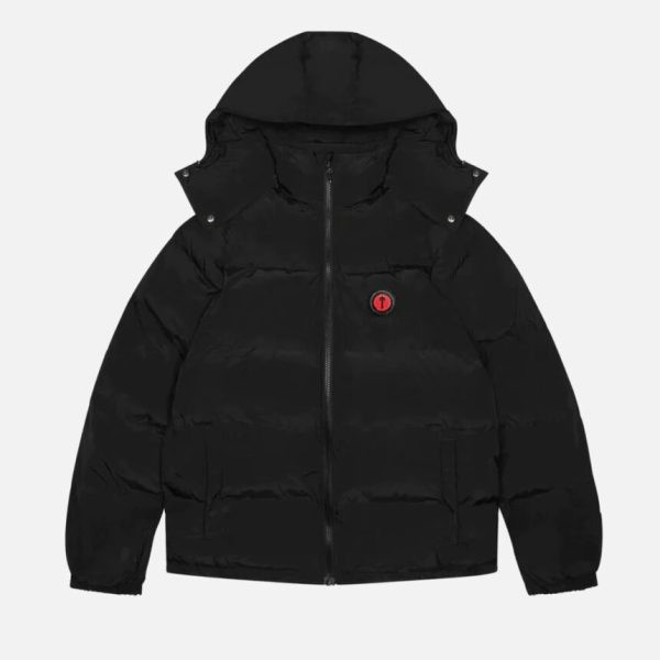 Trapstar Irongate Detachable Hooded Puffer Pufferjacket Herren Schwarz Schweiz | OZLIJP927