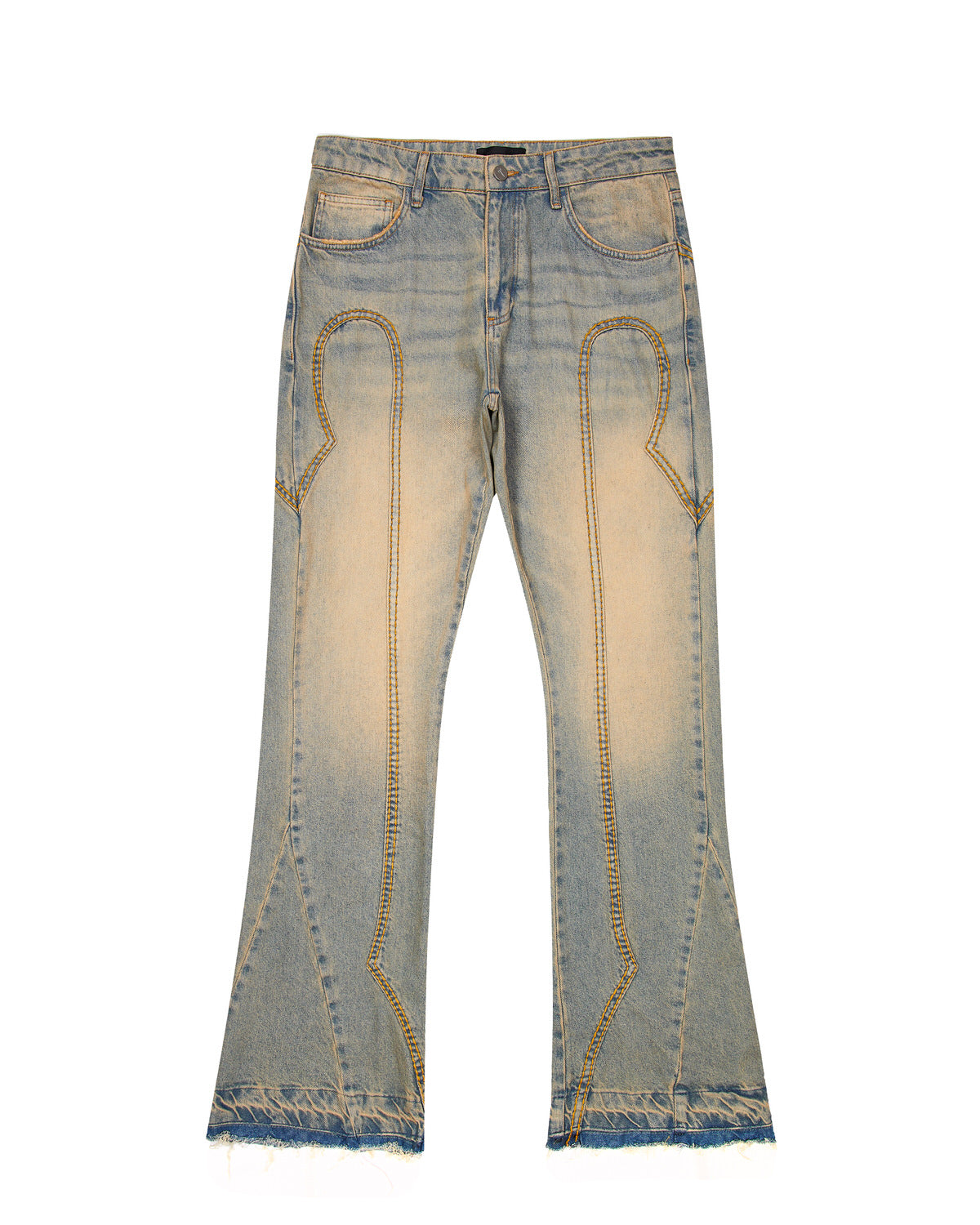 Trapstar Irongate Panel Denim Jeans Herren Blau Schweiz | PNQZTJ691