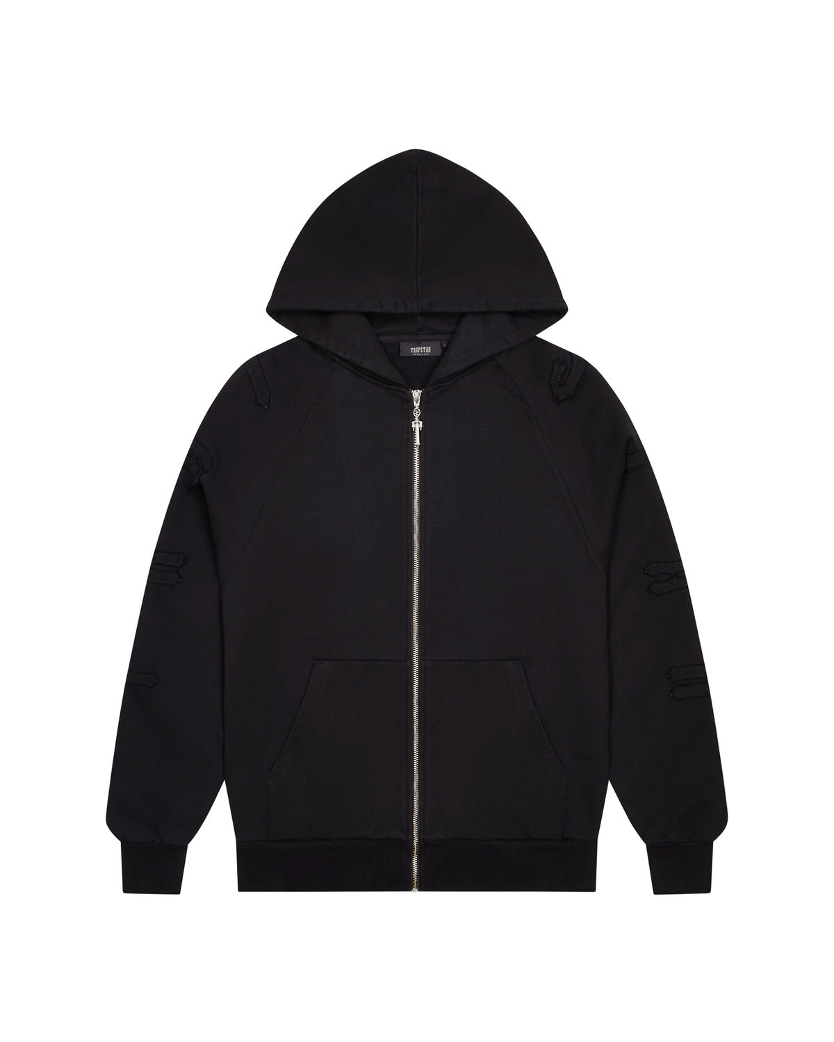 Trapstar Irongate Patchwork Zip Hoodie Herren Schwarz Schweiz | YZLCHW694