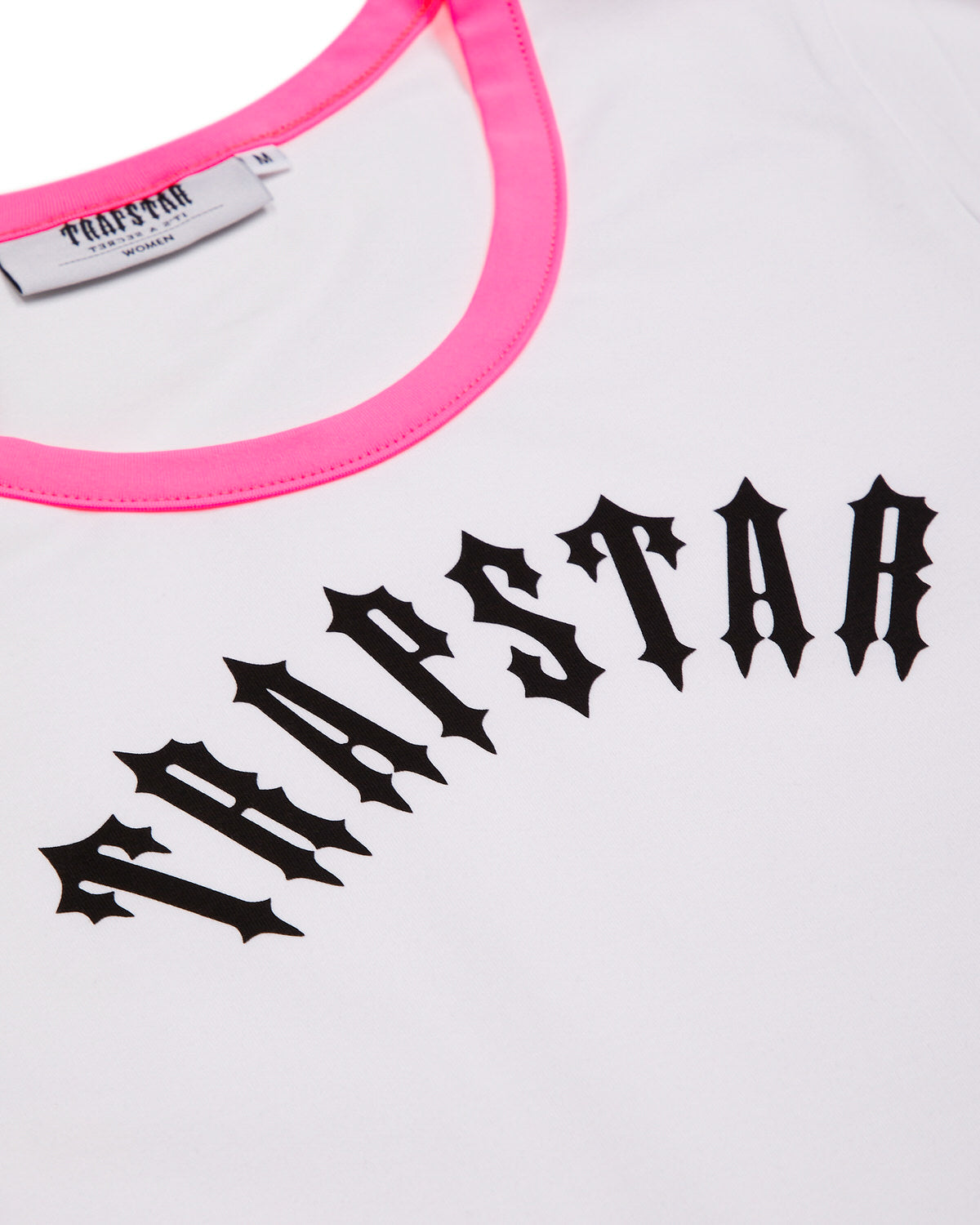 Trapstar Irongate T-Shirt Damen Weiß Rosa Schweiz | ULPDBI870