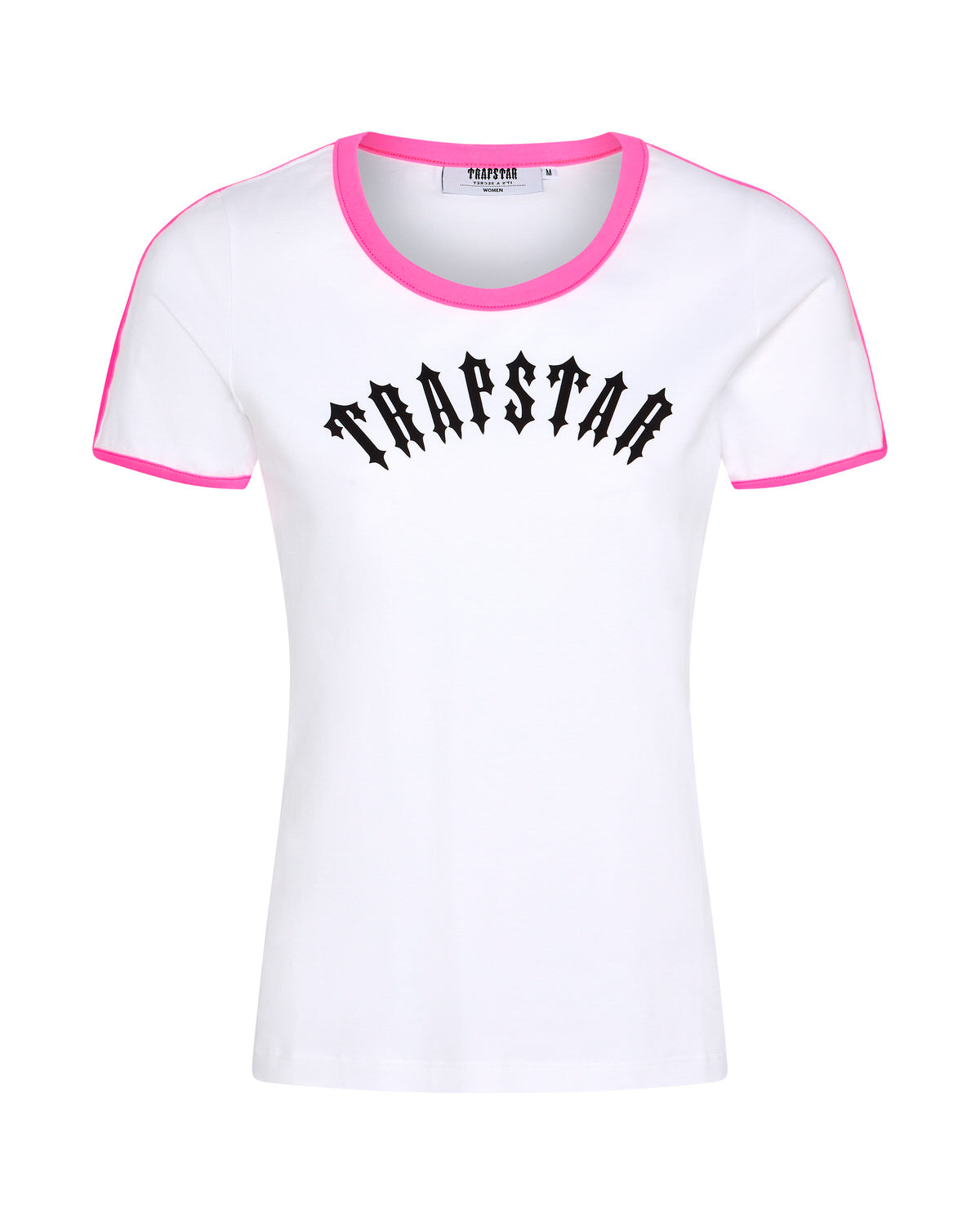 Trapstar Irongate T-Shirt Damen Weiß Rosa Schweiz | ULPDBI870