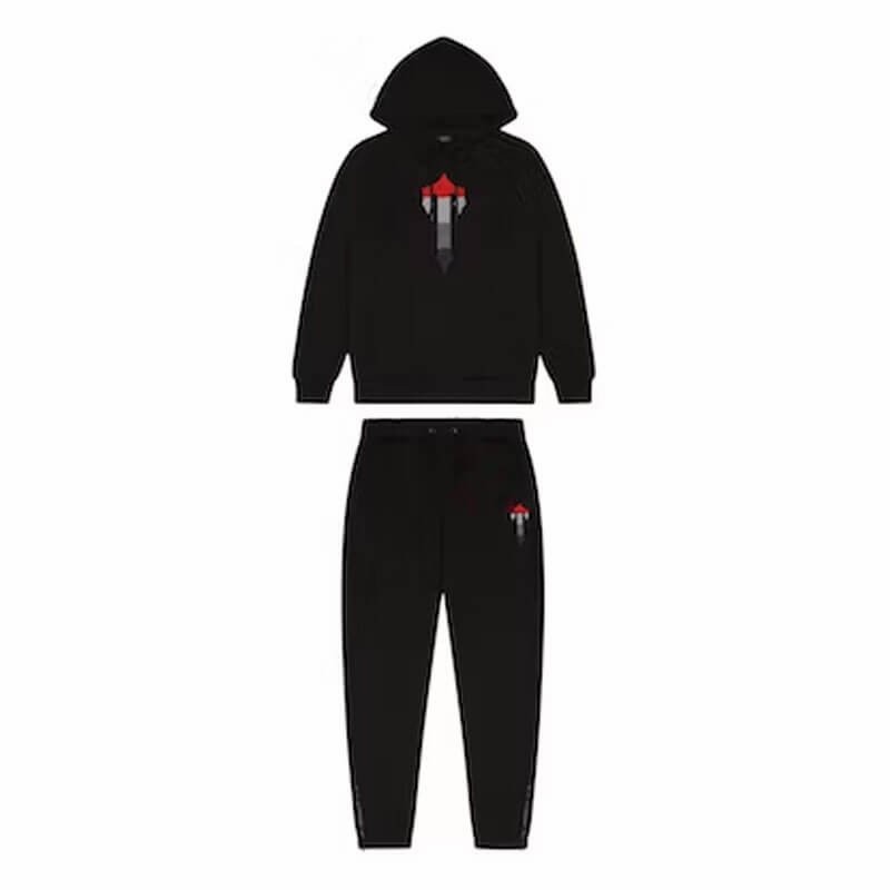 Trapstar Irongate T Chenille Trainingsanzug Herren Schwarz Schweiz | BMXKUS509