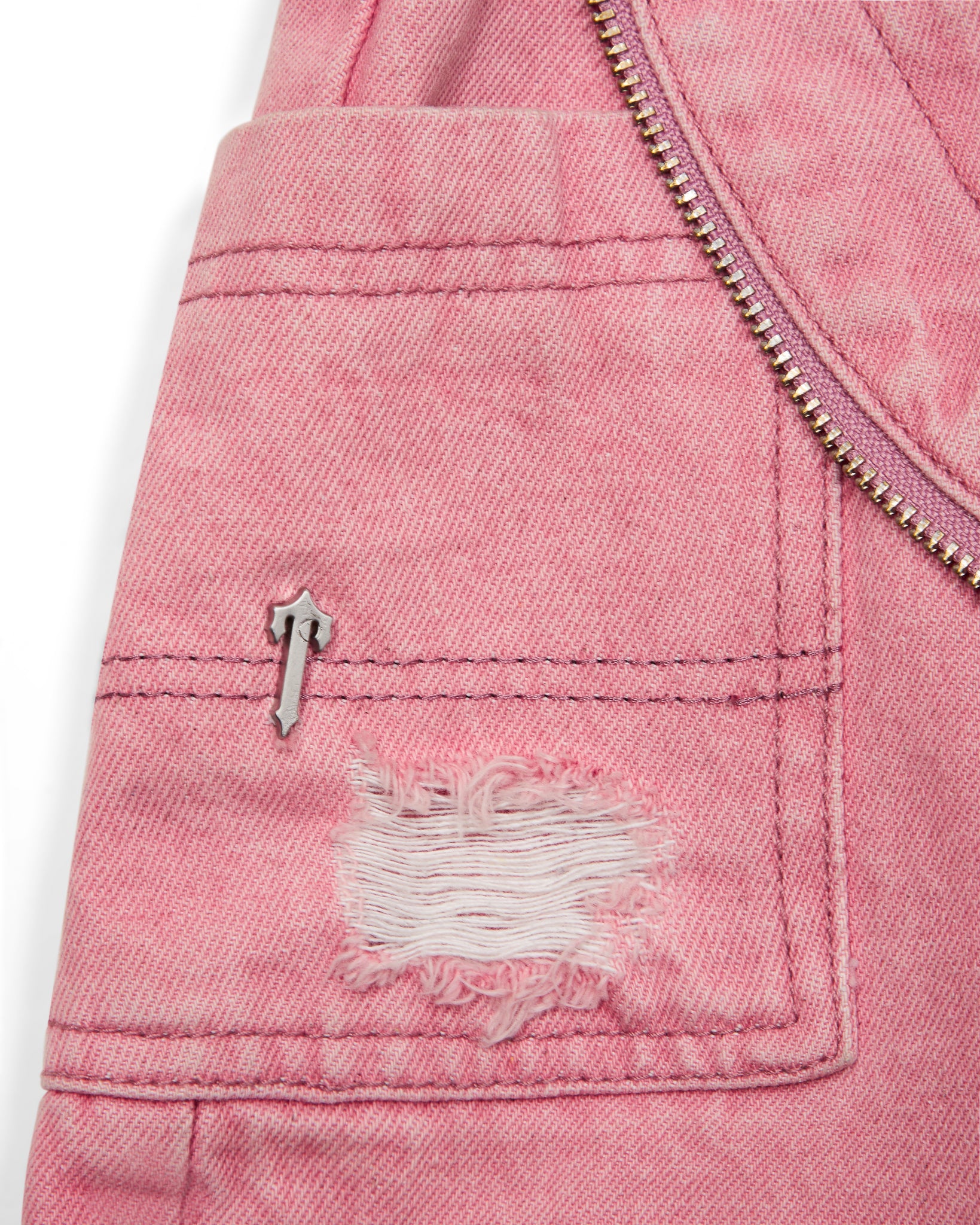 Trapstar Irongate T Denim Zip Detail Mini Röcke Damen Rosa Schweiz | CRFADM791