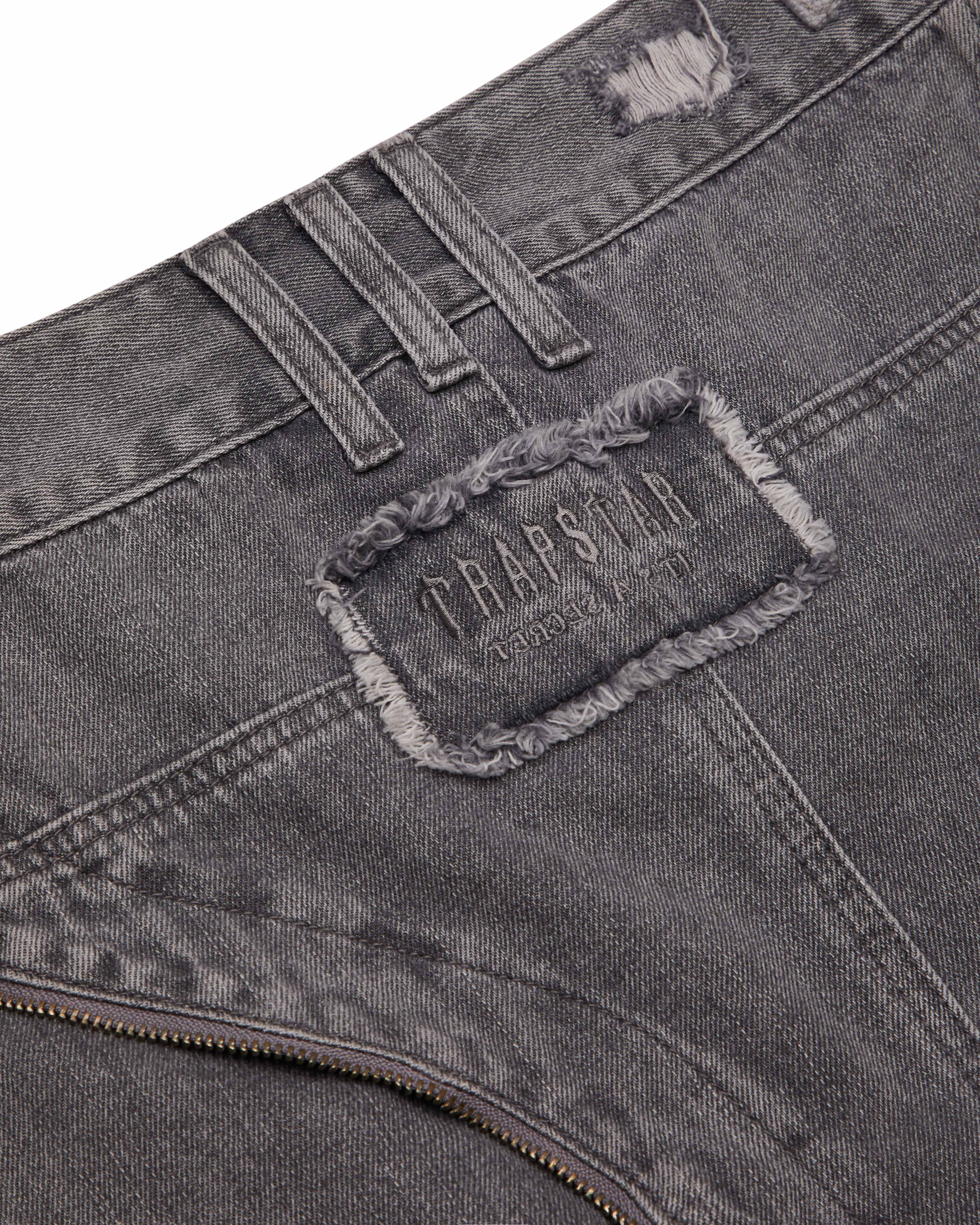 Trapstar Irongate T Denim Zip Detail Mini Röcke Damen Grau Schweiz | QYUKWO520