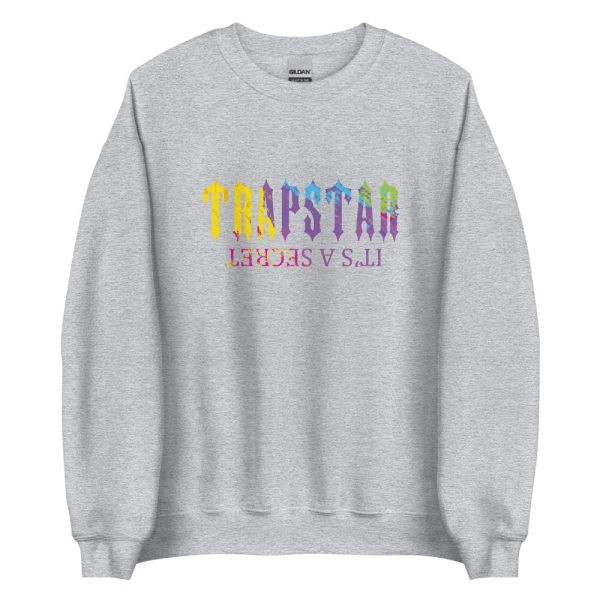 Trapstar It’s A Secret Paint Pattern Pullover Herren Grau Schweiz | FIWLSH178