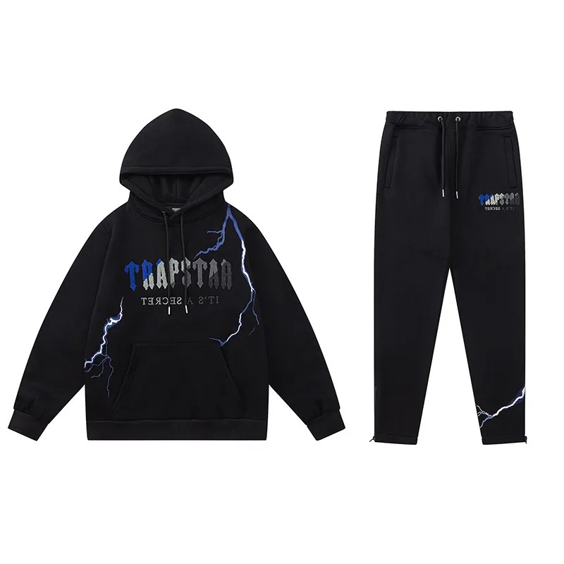 Trapstar Lightning Trainingsanzug Herren Schwarz Schweiz | USWPGM809