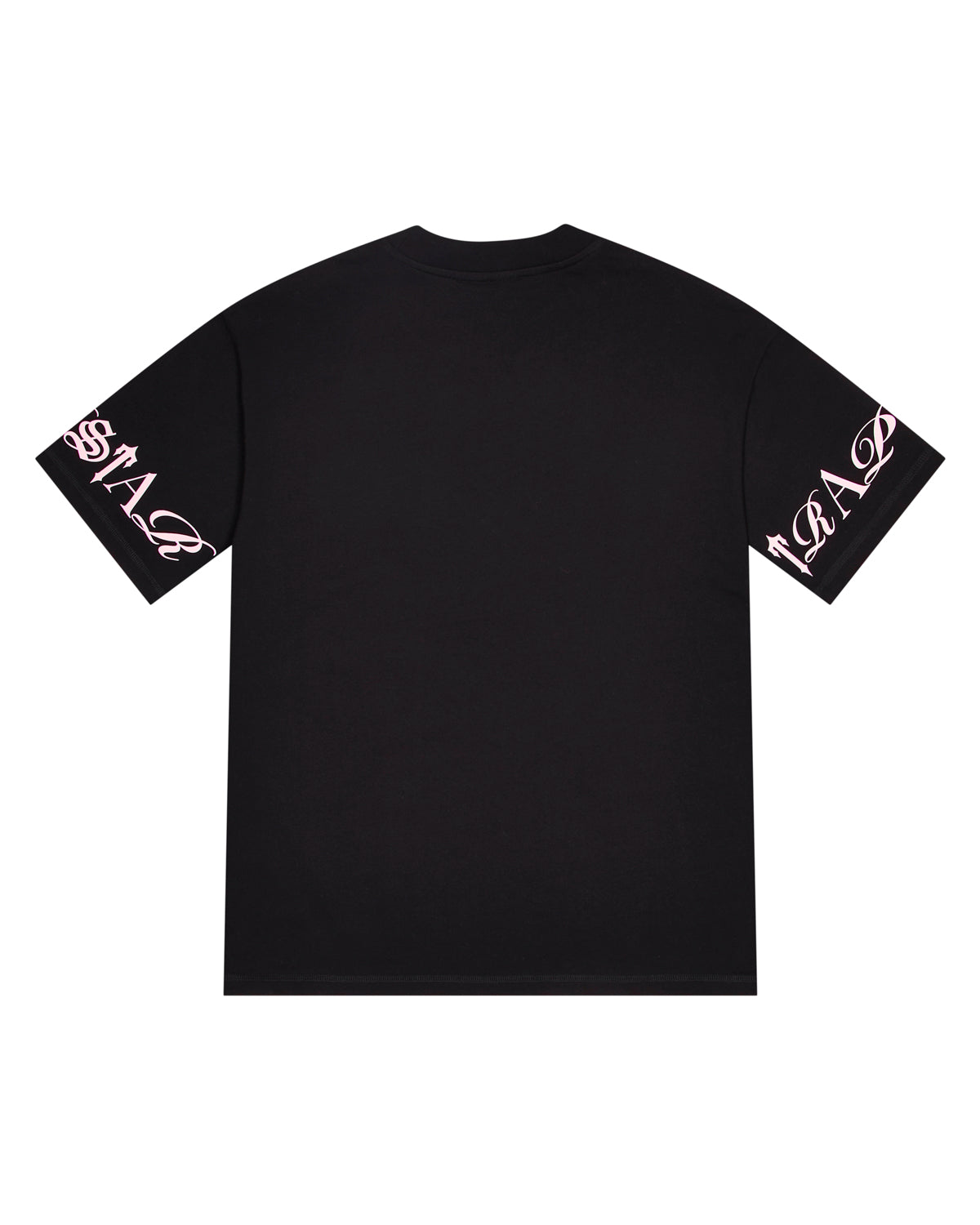 Trapstar Script T-Shirt Herren Schwarz Rosa Schweiz | SMYCNF374