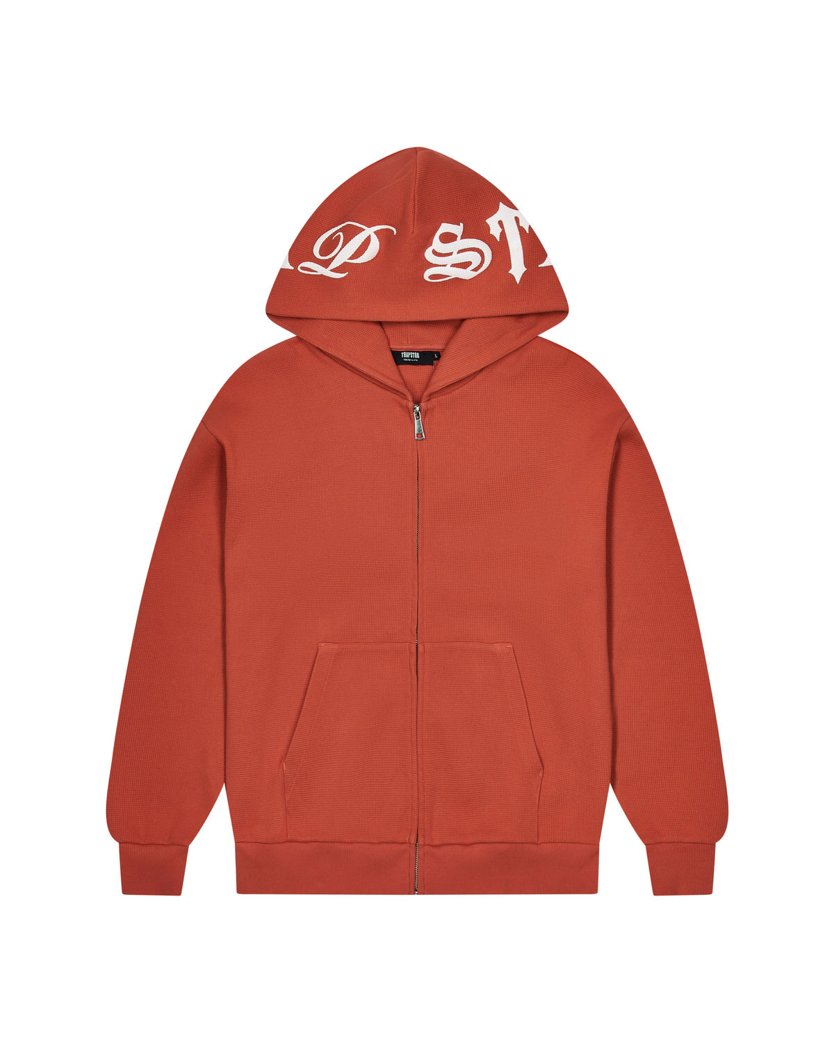 Trapstar Script Waffle Hoodie Herren Rot Schweiz | FZNDML682