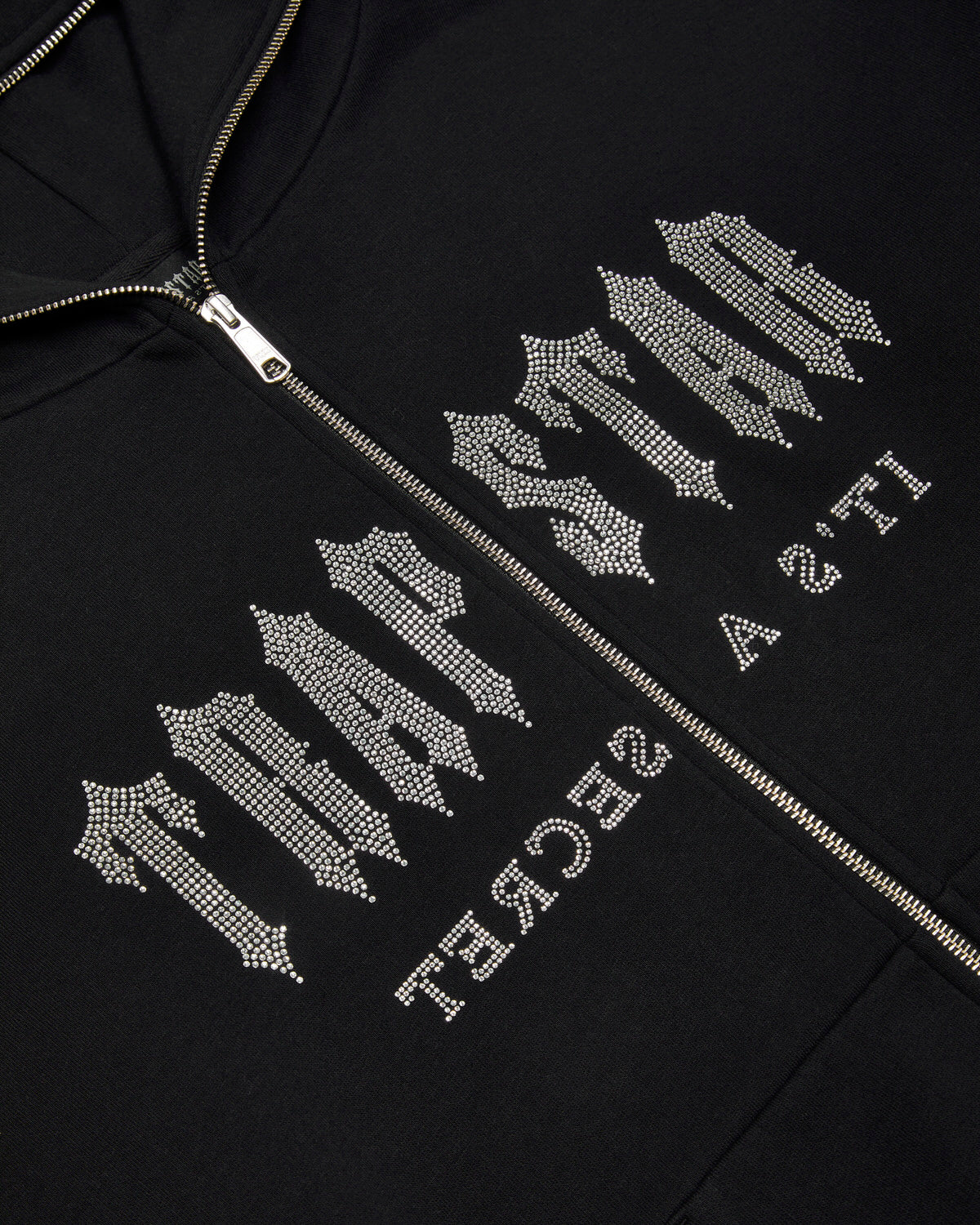 Trapstar Skull Decoded Diamante Hoodie Herren Schwarz Schweiz | YUQMPI139