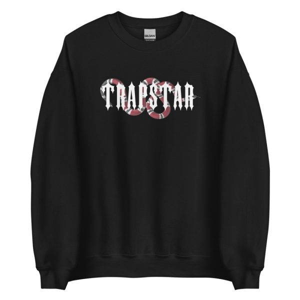 Trapstar Snake Pullover Herren Schwarz Schweiz | VPBAOC210