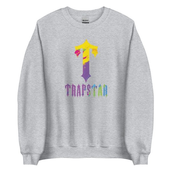 Trapstar T-For Paint Pullover Herren Grau Schweiz | ROMKDC570