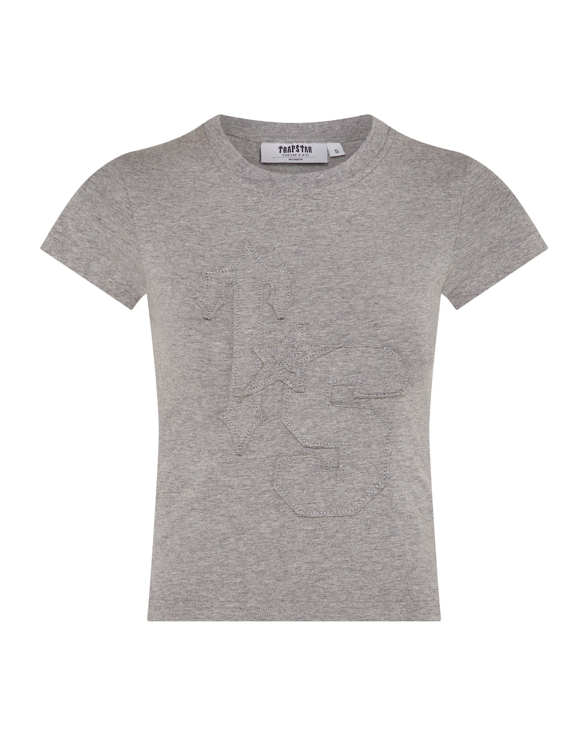 Trapstar TS-Star Applique Baby T-Shirt Damen Grau Schweiz | QDXHVC364