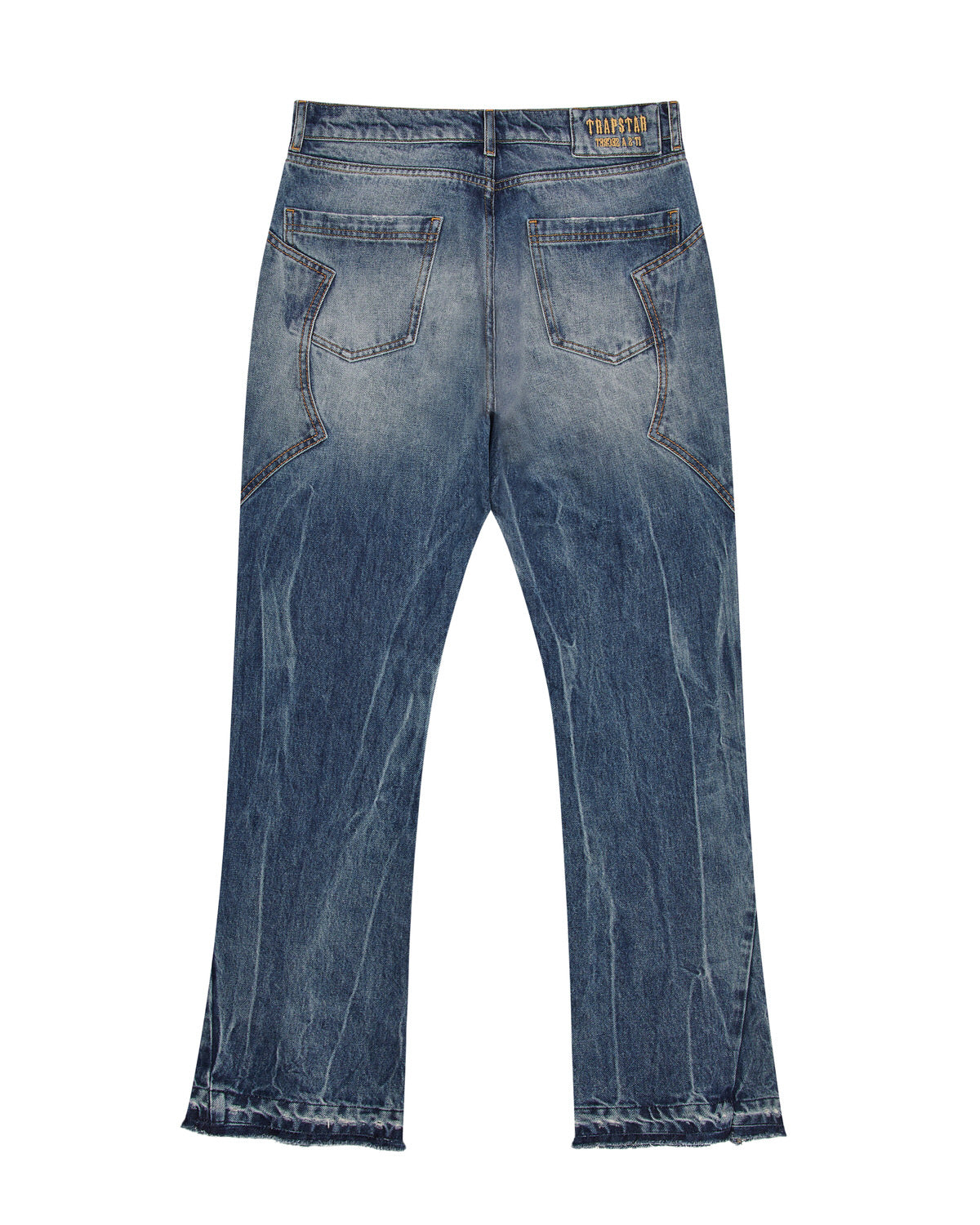 Trapstar x Ed Hardy Denim Jeans Herren Blau Schweiz | TRXEIH142