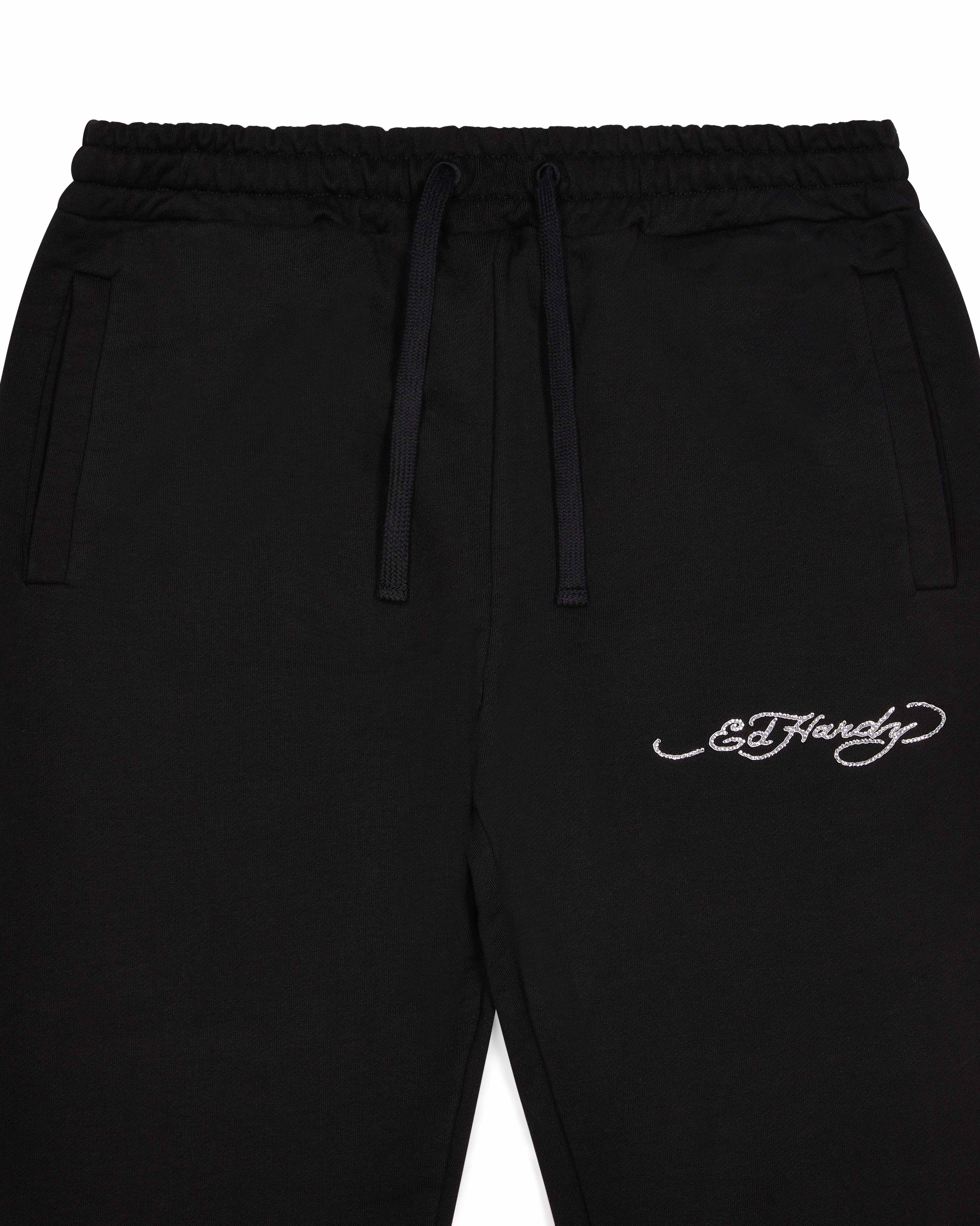 Trapstar x Ed Hardy Irongate Patchwork Jogginghose Herren Schwarz Schweiz | RCJEVX857