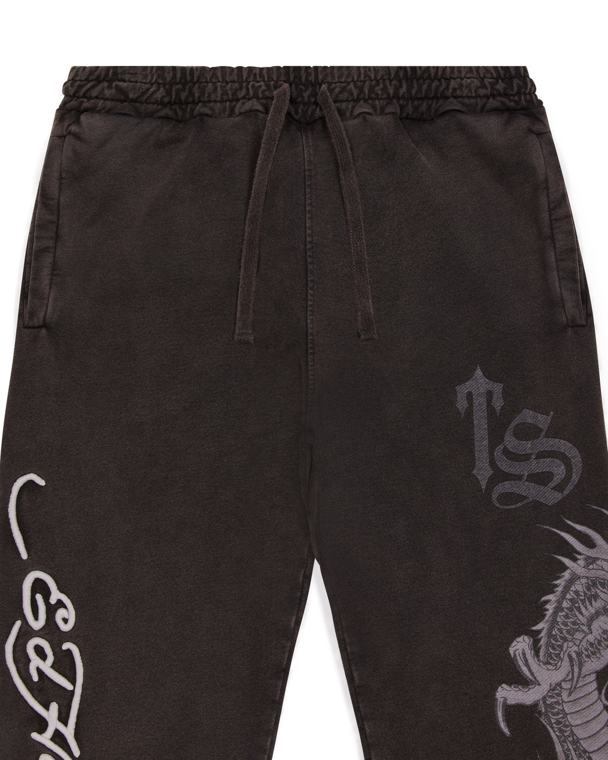 Trapstar x Ed Hardy Script Jogginghose Herren Grau Schweiz | OJMDYU182